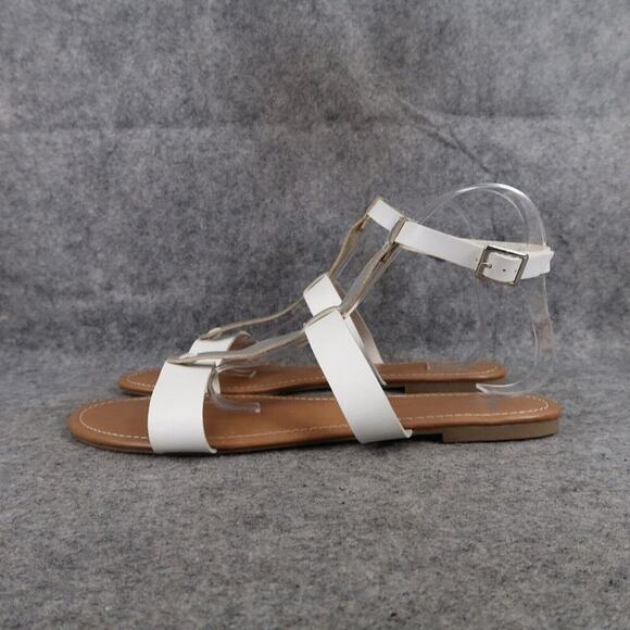 Report Shoes Womens 10 Sandals Flats Fashion Casual Gladiator Ankle Buckle Strap - Picture 5 of 12